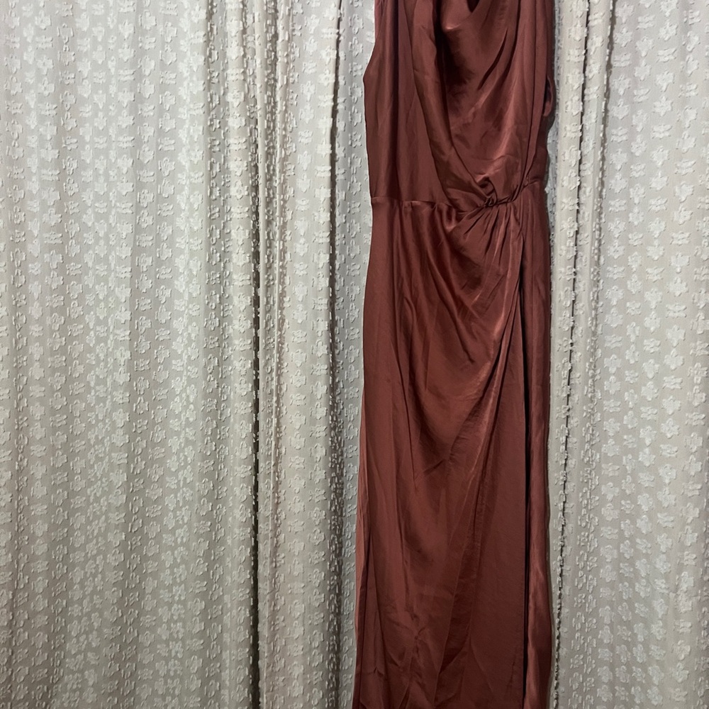 Elegant mauve  Sleeveless Dress
